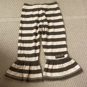 Matilda Jane Ruffle Knit Crops sz 4